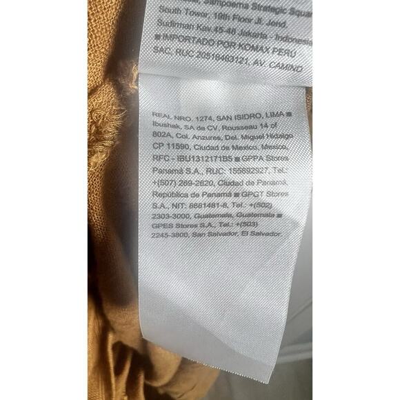 OLD NAVY Flutter-Sleeve 100% Cotton Mini Swing Crochet Dress Plus Size 2X Mocha - Picture 12 of 13